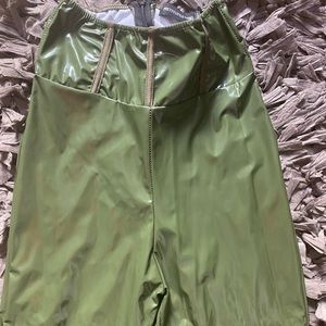 Latex green pants